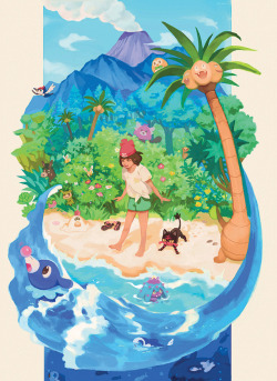 aivii-art: Fan work of Pokemon: Sun and Moon.