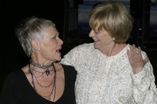 britishfilminstitute:Film Friendships: Dame Maggie Smith and Dame Judi Dench