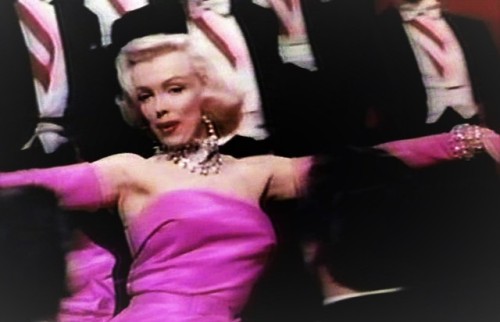 Marilyn Monroe in ‘’Gentlemen Prefer Blondes’’, 1953