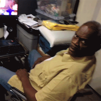 onlylolgifs:  grandpa Watchin Nicki Minaj Anaconda