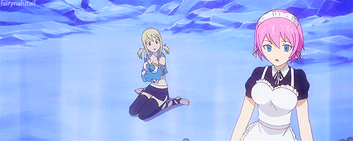 fairynalutail:  Dancing with Virgo, Leo &amp; Plue 
