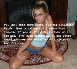 keepitinthefamly:  Daughter - dad roleplay,