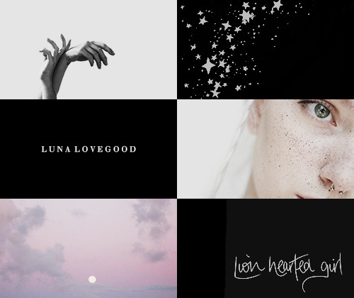 mermaidyke:FEMSLASH AESTHETICS: ginny weasley & luna lovegood       “ginny’s told me all about h