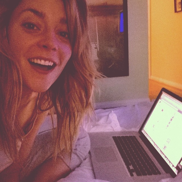 gracehelbig:  2014 first official selfie  honestly, nothing is more beautiful than