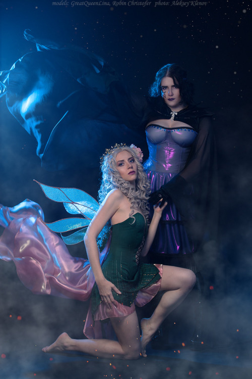 Сharacters from LARP “Midnight fairy tales”.Fairy - GreatQueenLinaWitch - Robin ChristoferCostumes -