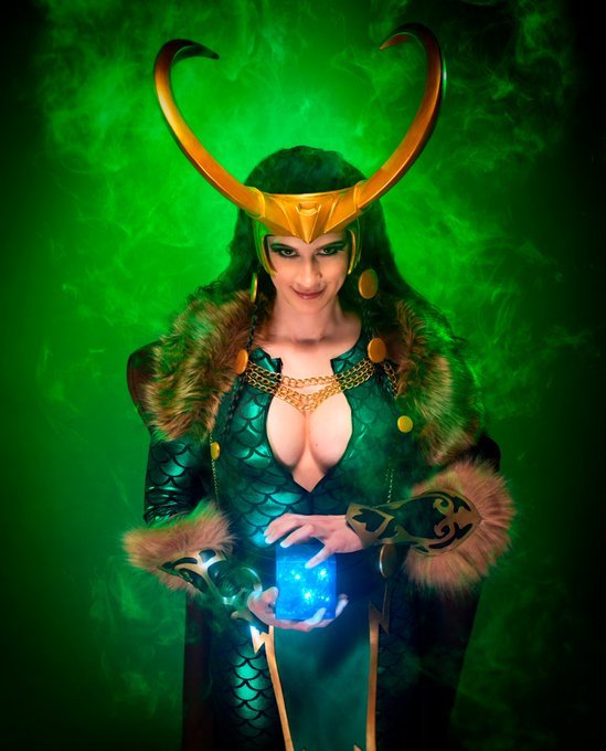 Lady Loki cosplay by Katy DeCobray