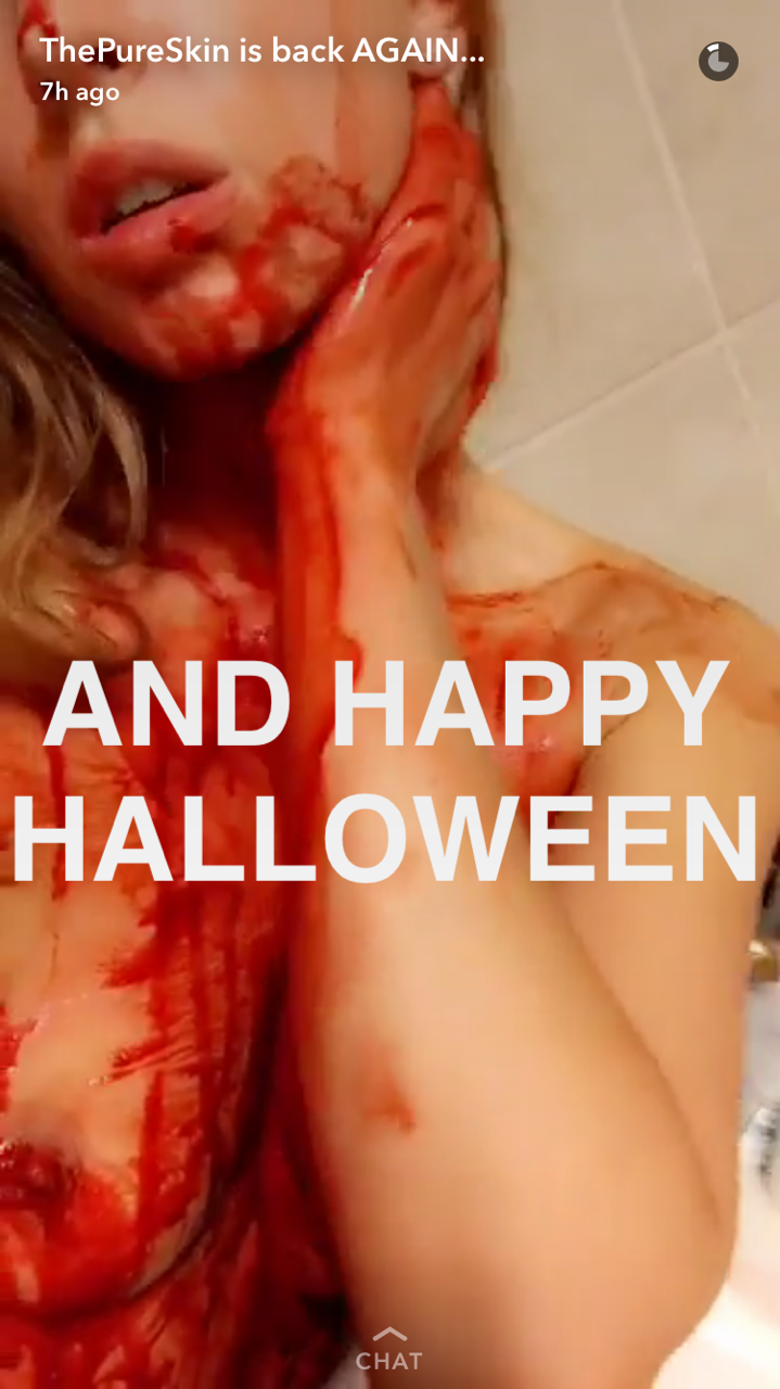 portiaprivy:  HAPPY HALLOWEEN TUMBLR FAM - GO WATCH MY SNAP STORY @ thepureskin6