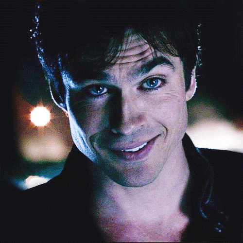 Damon Salvatore smile