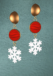 ~ Tumblr Xmas Gifts ~Surprise Earrings & Jingle Earrings5 colors each / Custom thumbnails / Spec