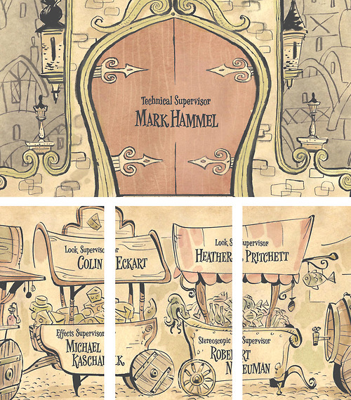 cartoonretro:  Beautiful drawings by Shiyoon K From the Tangled credit sequence. 