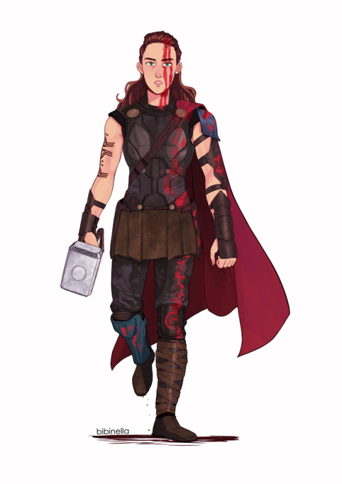 didiefs-world:This incredible Thor Lexa fan art from @bibinella absolutely blows my mind!