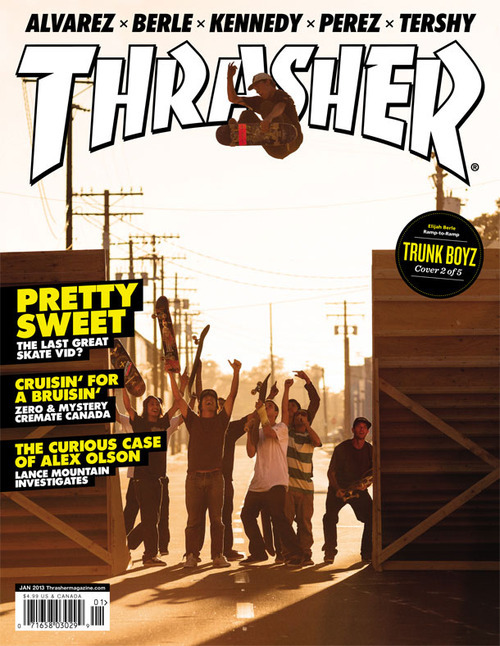 trunkboyz:  All the Trunk Boyz Thrasher Mag Covers