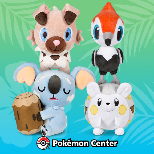 pokemon:More Pokémon from the Alola region have made their way to the Pokémon Center! Get your very 