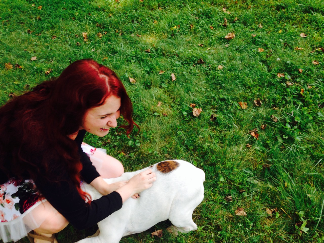 margotkim:  Petting puppies is dangerous work  why is Amelia legit the cutest get