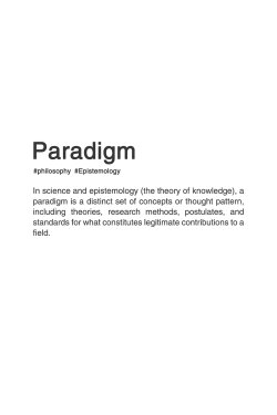 fyp-philosophy:  Paradigm[src]