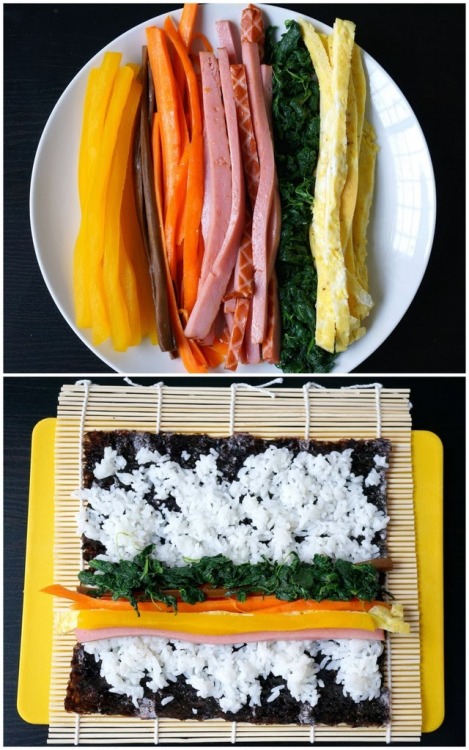 DIY Easy Kimbap (김밥)✖✖✖✖✖✖✖✖sew-much-to-do: a visual collection of sewing tutorials/patterns, knitti