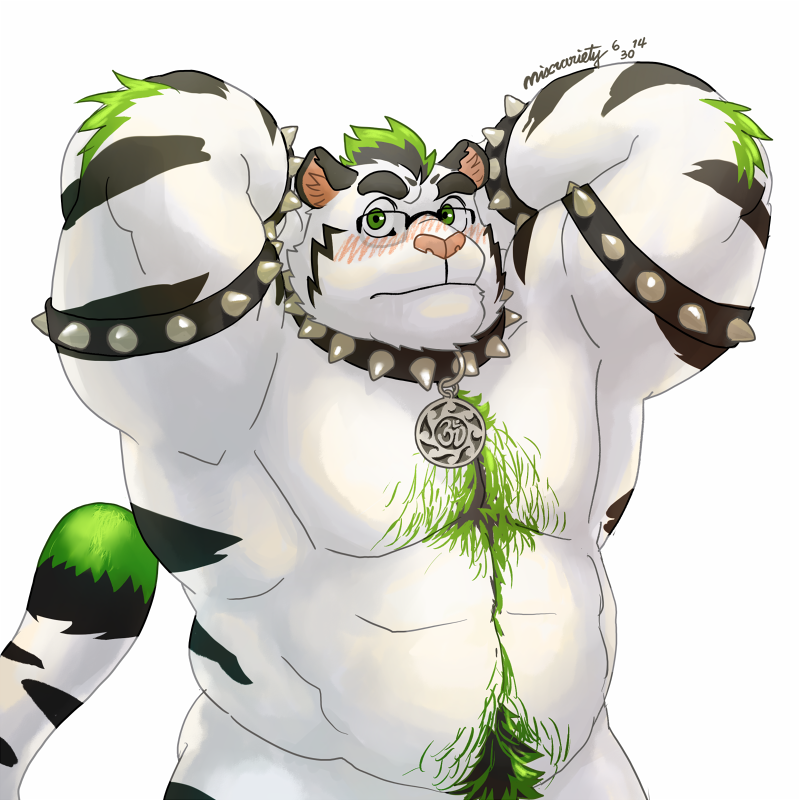 mixvariety:  Charlie White tiger Commission to charliedingwolf, thank you! 