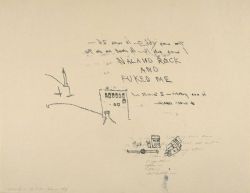 Paintdeath:  Tracey Emin - Fuck You Eddy (1995) The Text Of The Monoprint Reads: