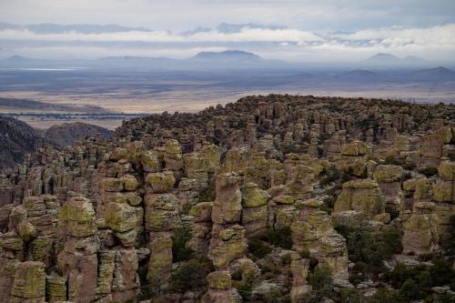 oneshotolive:  Hoodoos and balancing rocks of Chiricahua National Monument in southeast Arizona, USA [2048x1365] [OC] 📷: WeaponizedFeline 