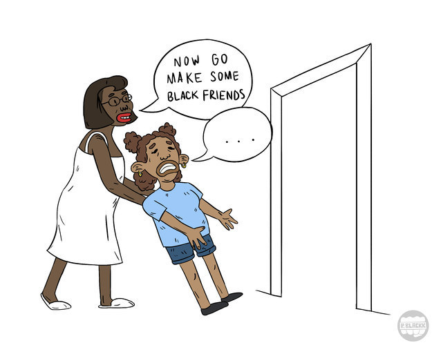 yasboogie:   17 Struggles All Suburban Black Kids Know Too Well by Pedro Fequiere