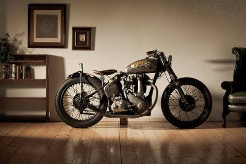 Custom motorbike by Maxwell Paternoster. (via Custom BSA &lsquo;Lazer Death&rsquo; by Corpse