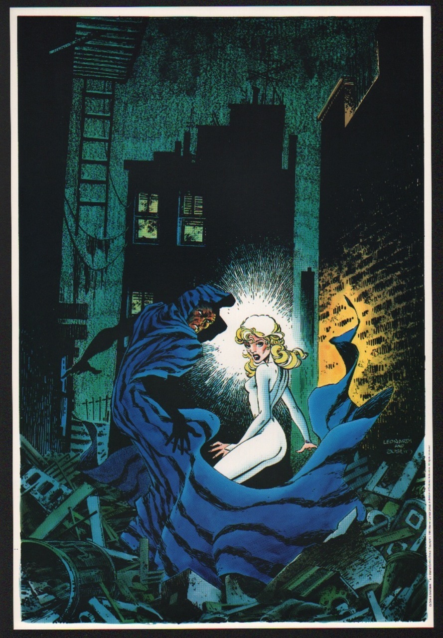 brianmichaelbendis:  1984 - Cloak &amp; Dagger Portfolio Part #2By Rick Leonardi