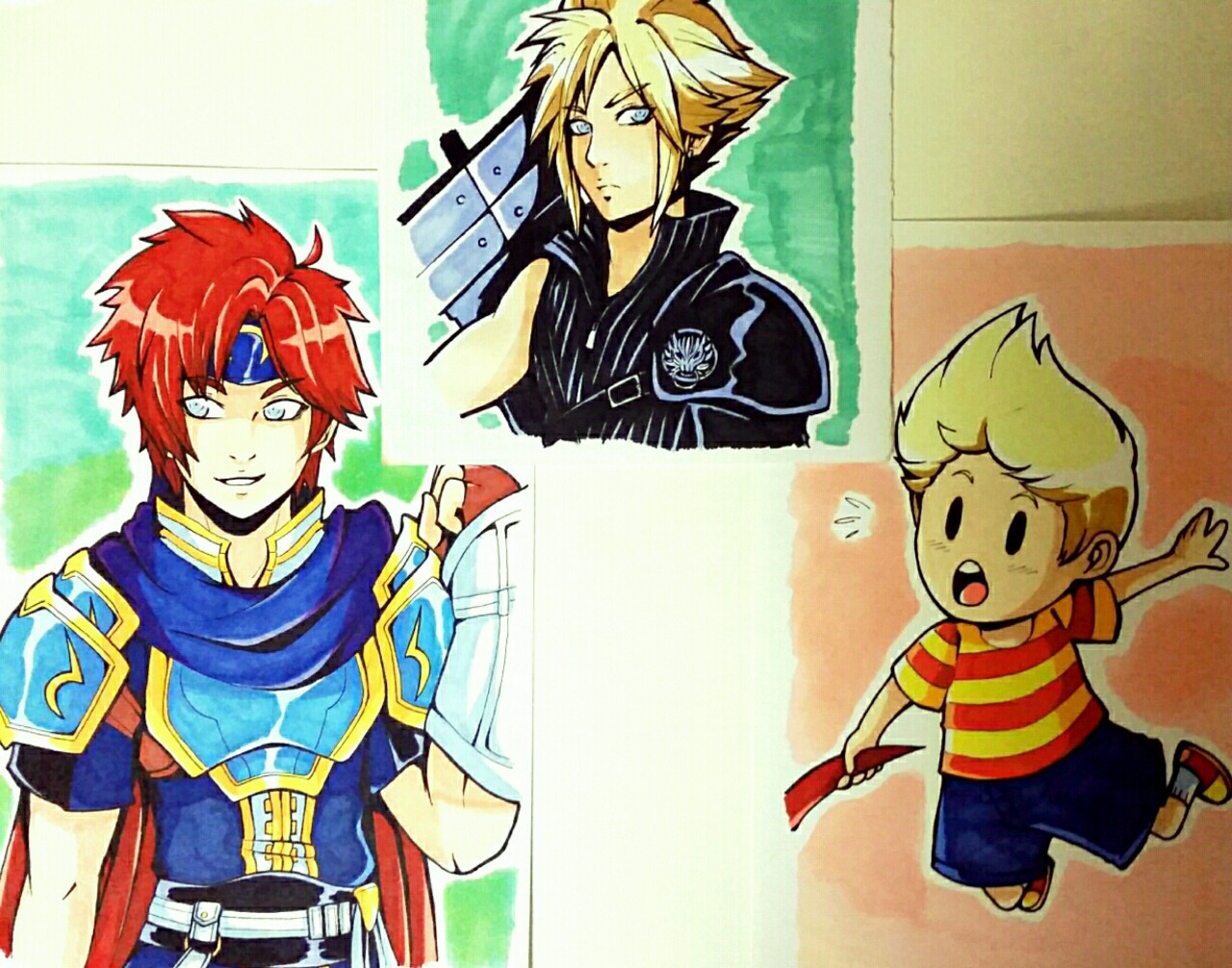 jaimekun:  Smash Doodle dump…mostly of favorite swordsman and the boy from Nowhere.