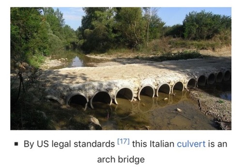 revretch:grimelords:i’m detecting wikipedia bridge dramaok but then I looked up “culvert” on Wikiped