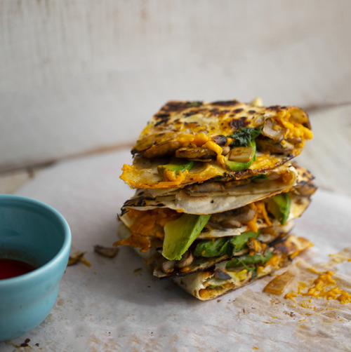 Vegan Quesadilla Round UpLoaded Avocado QuesadillasUltimate Vegan QuesadillasSauteed Mushroom &amp; 