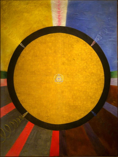 Hilma af Klint (Karlberg Palace 1862 - 1944 Danderyd); Alterbillede nr. 3, 1915; tempera on paper laid on canvas; Moderna Museet, Stockholm