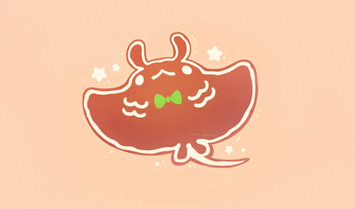 fluffysheeps: Little gingerbread manta!