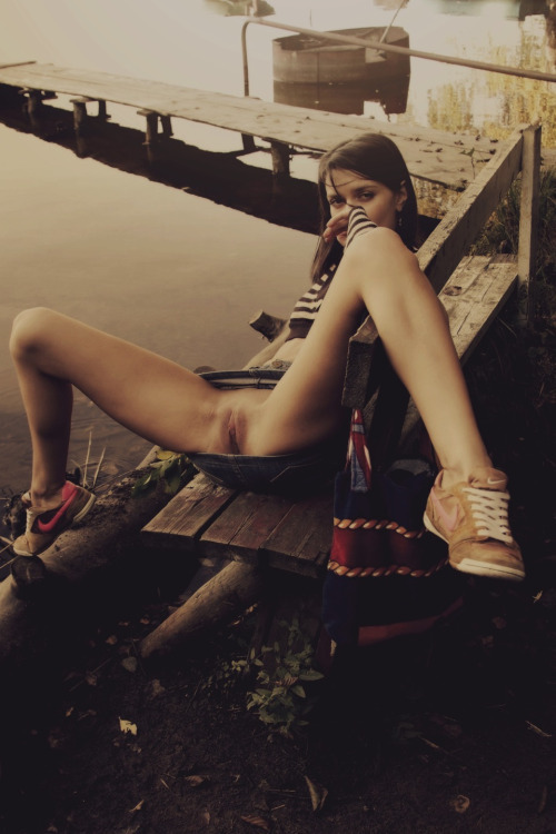 my-bottomless-upskirt: Naughty amateur girls showing their pussies for free Here