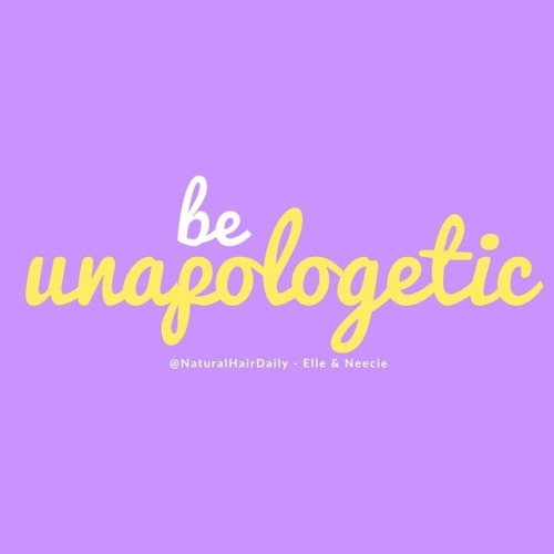 Happy Friday loves! Be unapologetic on your pursuit to a better you. All too often we find ourselves