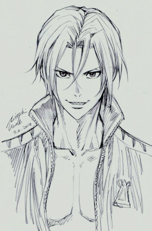 madaoblogmadaoblr:  Free! character sketches by the amazing Hiroshi Ueda the artist for the Tiger and Bunny manga. 