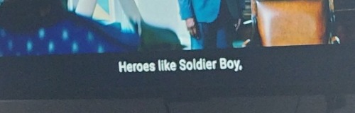 First Soldier Boy Name Drop!!
