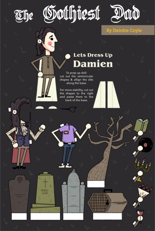 I wrote about Dream Daddy&rsquo;s GOTH DAD for Unwinnable’s August cover story&ndash;d