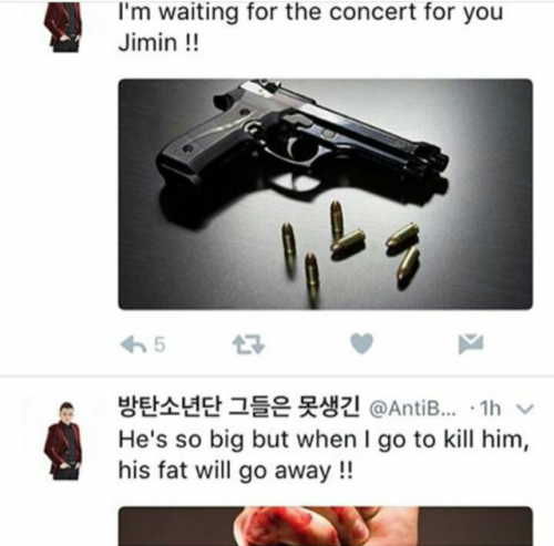 jimin death threats | Tumblr