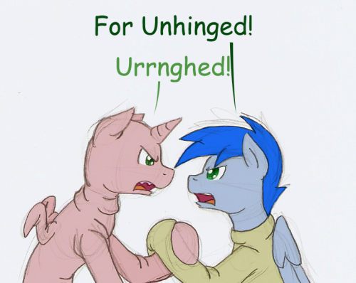 butters-the-alicorn:  Even enemies can form an alliance, for a short while at least, to work together for a common good.   That’s more like it! <3