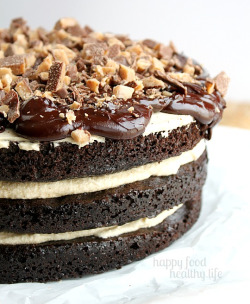  Dark Chocolate Cake with Coffee Buttercream