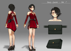 rwbyreference:  Young Cinder Character Sketches 