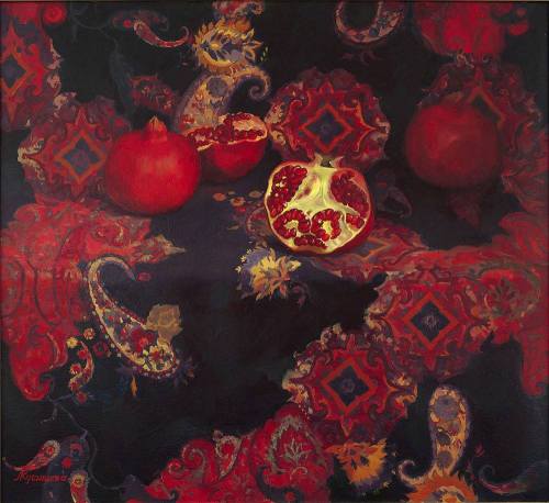 the-master-pieces:Pomegranates by Elena Kubysheva