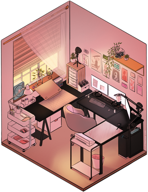 illraeee:made this for the myartistdesk tag on twitter