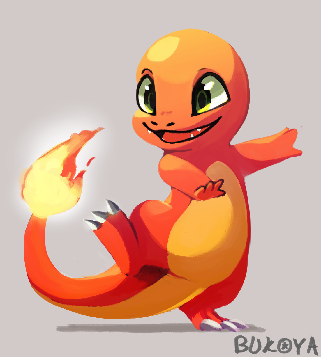 fandom-artworks:  bukoya-star:Charmander!  Bukoya-Star