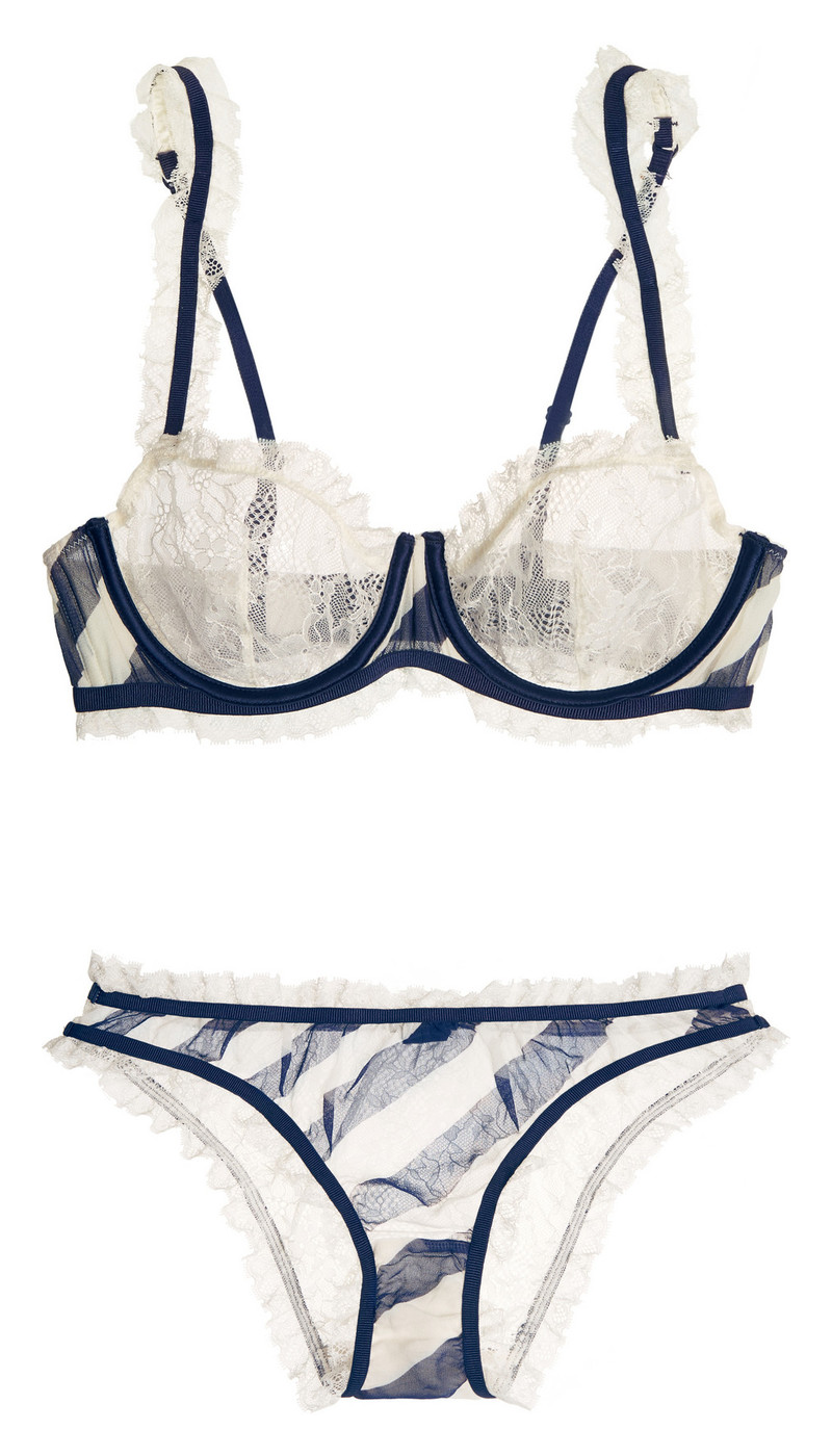 for-the-love-of-lingerie:  Heidi Klum IntimatesBra here x Knickers here