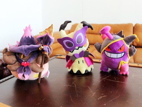 retrogamingblog:  Halloween Pokemon Plushies released by the Pokemon Center