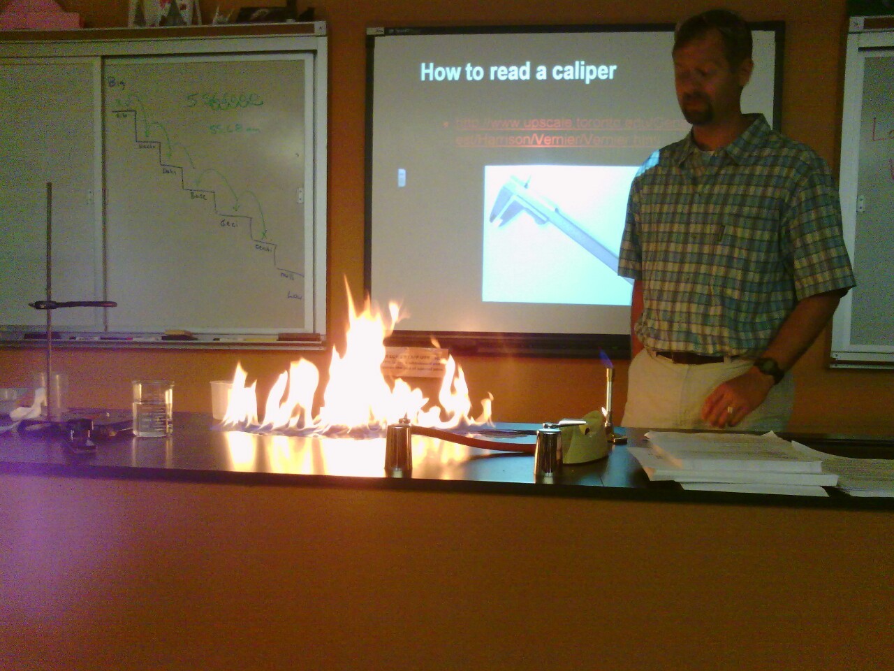 og-bundybitch:  prokopetz:  lowbutt:  MY SCIENCE TEACHER CAUGHT THE TABLE ON FIRE