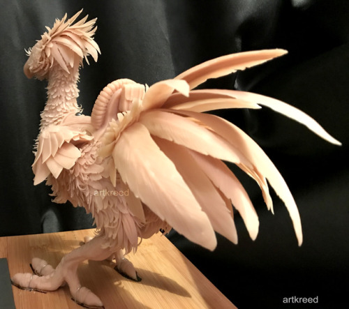 arbitrary-stag: geisterfuchs: artkreed: I sculpted a chocobo with Sculpey clay! I adore the ones fro
