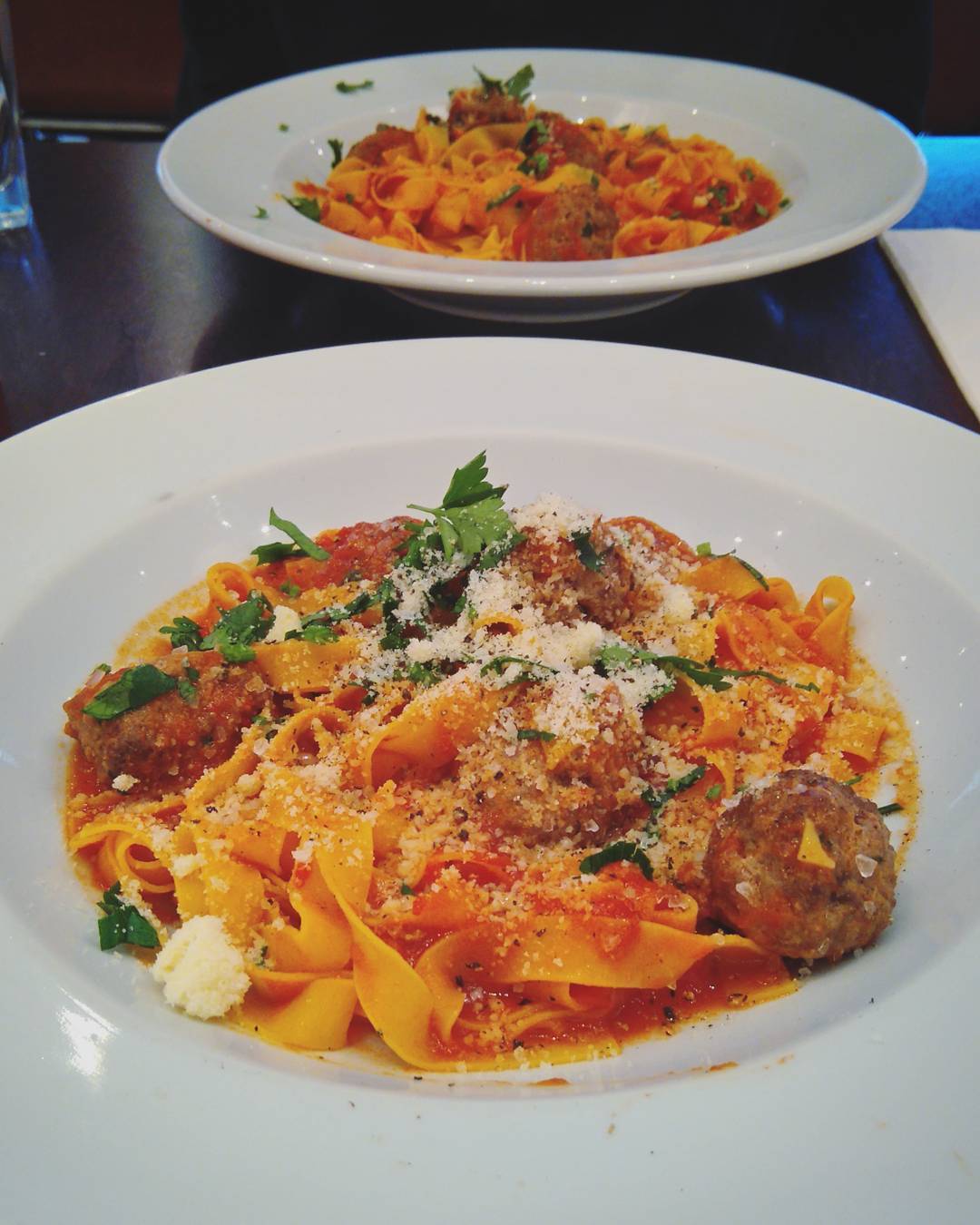 #pastaandmeatballs #nom #pasta #Brighton #impromptutrip #lunch #meal #carlucciosbrighton