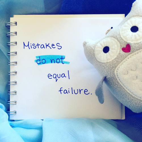 Hard to believe… but it’s true, yo. Mistakes do not mean you failed. It means you tried. And 