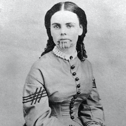 Porn photo jarrodrc:  Olive Oatman, taken in by the